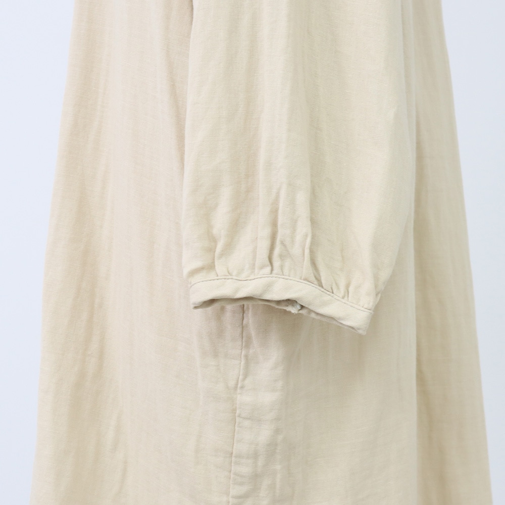 ダブルガーゼ ロングシャツカーデ カーディガンの正面ディティール