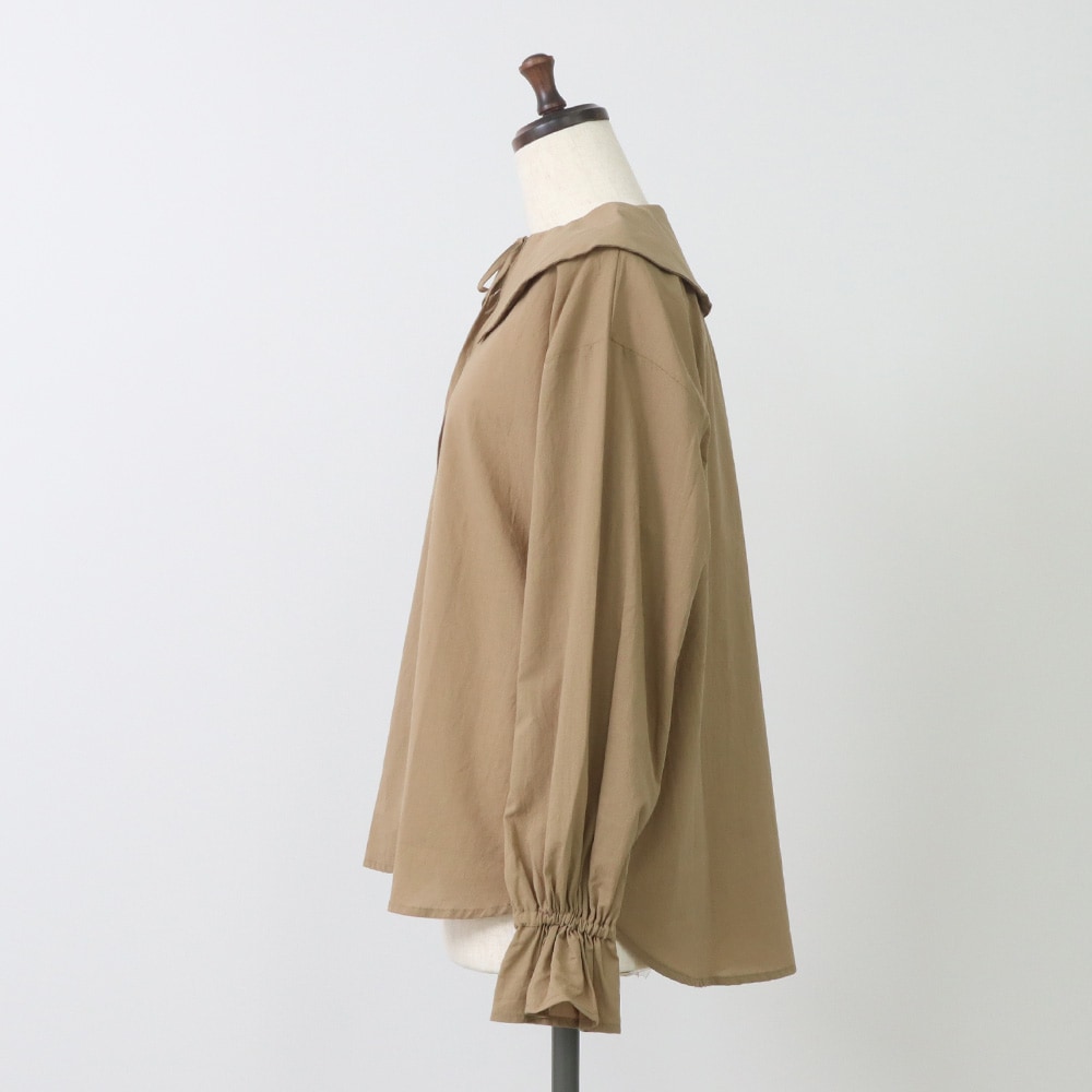 ふんわりローン スキッパーリボンブラウス ブラウスの正面ディティール