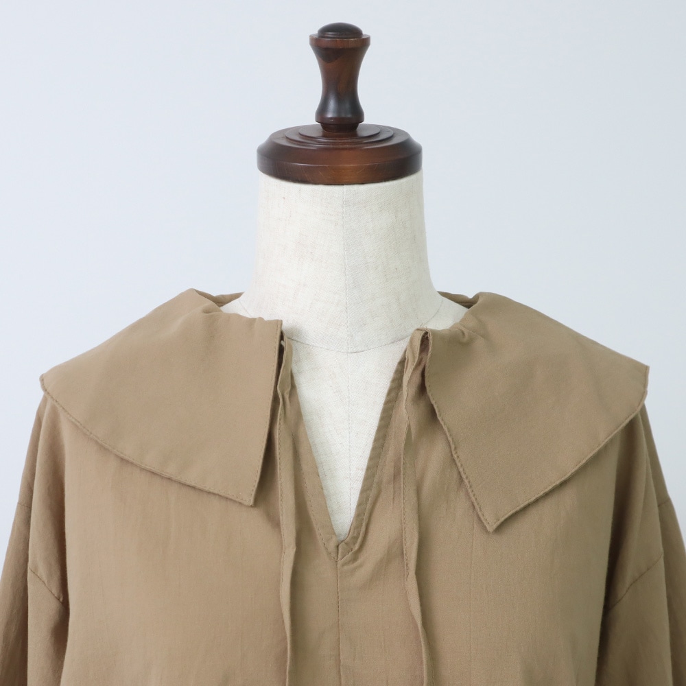 ふんわりローン スキッパーリボンブラウス ブラウスの正面ディティール