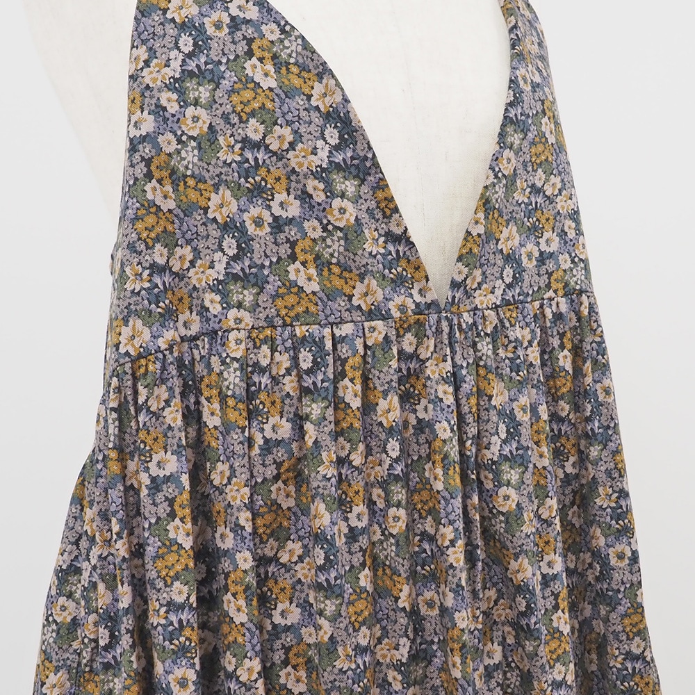 NARU(ナル) 30ビエラベタ小花柄 キャミワンピース 665851 | 2025