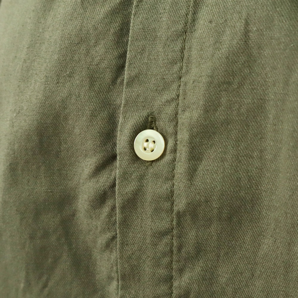 30ビエラワッシャー フリルネックシャツ シャツの正面ディティール