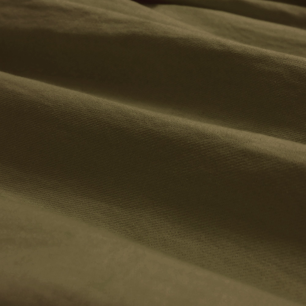 30ビエラワッシャー フリルネックシャツ シャツの素材のアップ