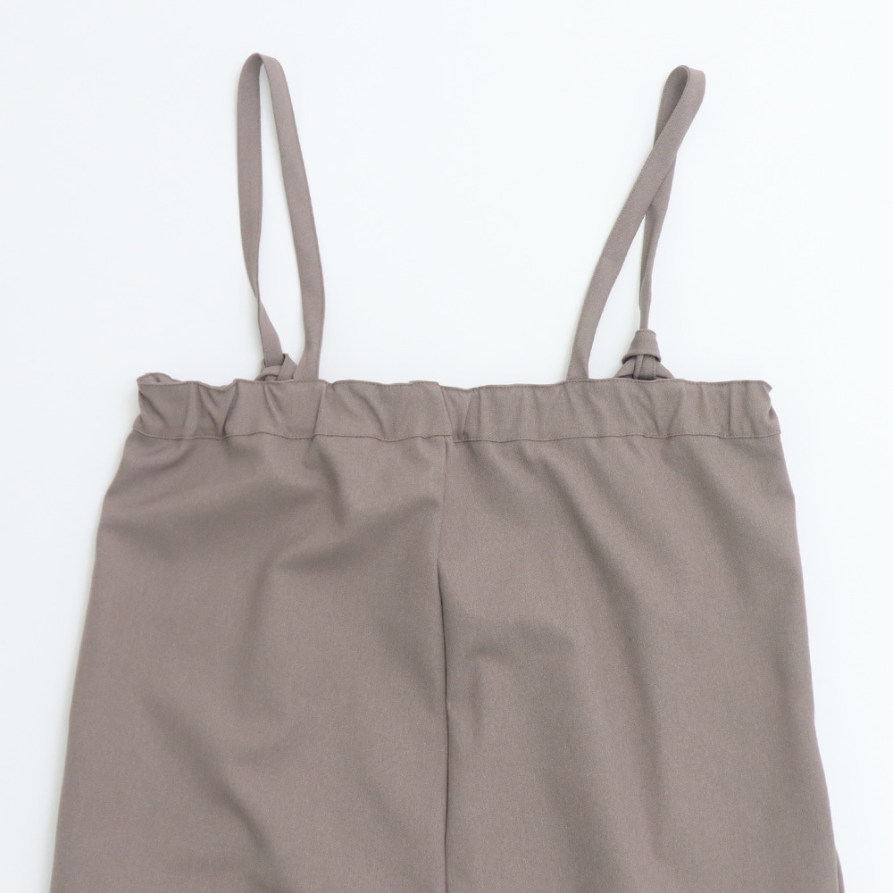 LANATEC-ECOツイルストレッチ オールインワン オールインワンの正面ディティール