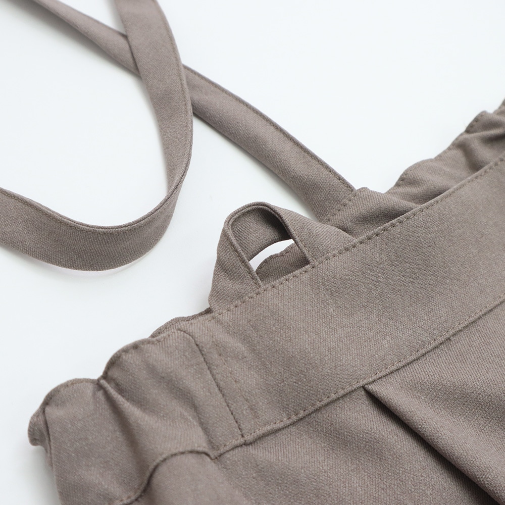 LANATEC-ECOツイルストレッチ オールインワン オールインワンの正面ディティール