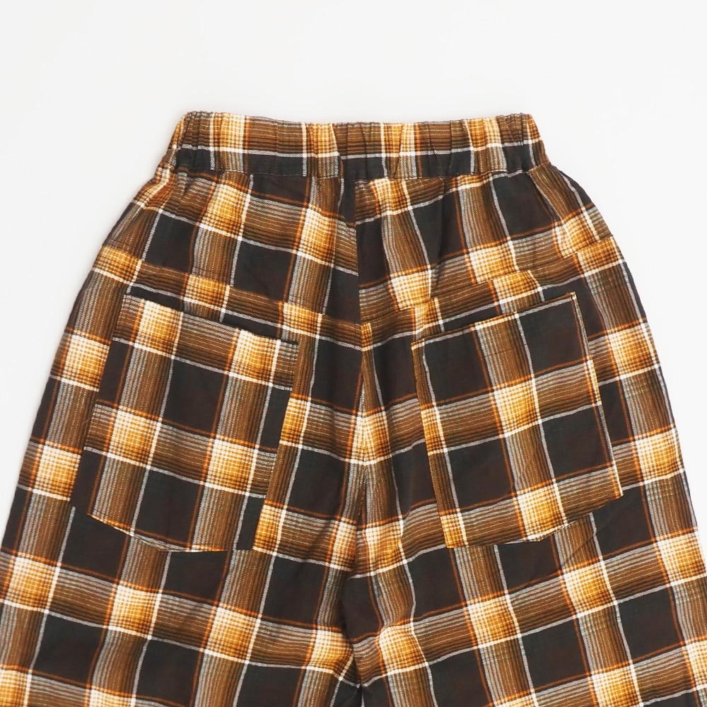 シャツコールチェック ノッポパンツ パンツの正面ディティール