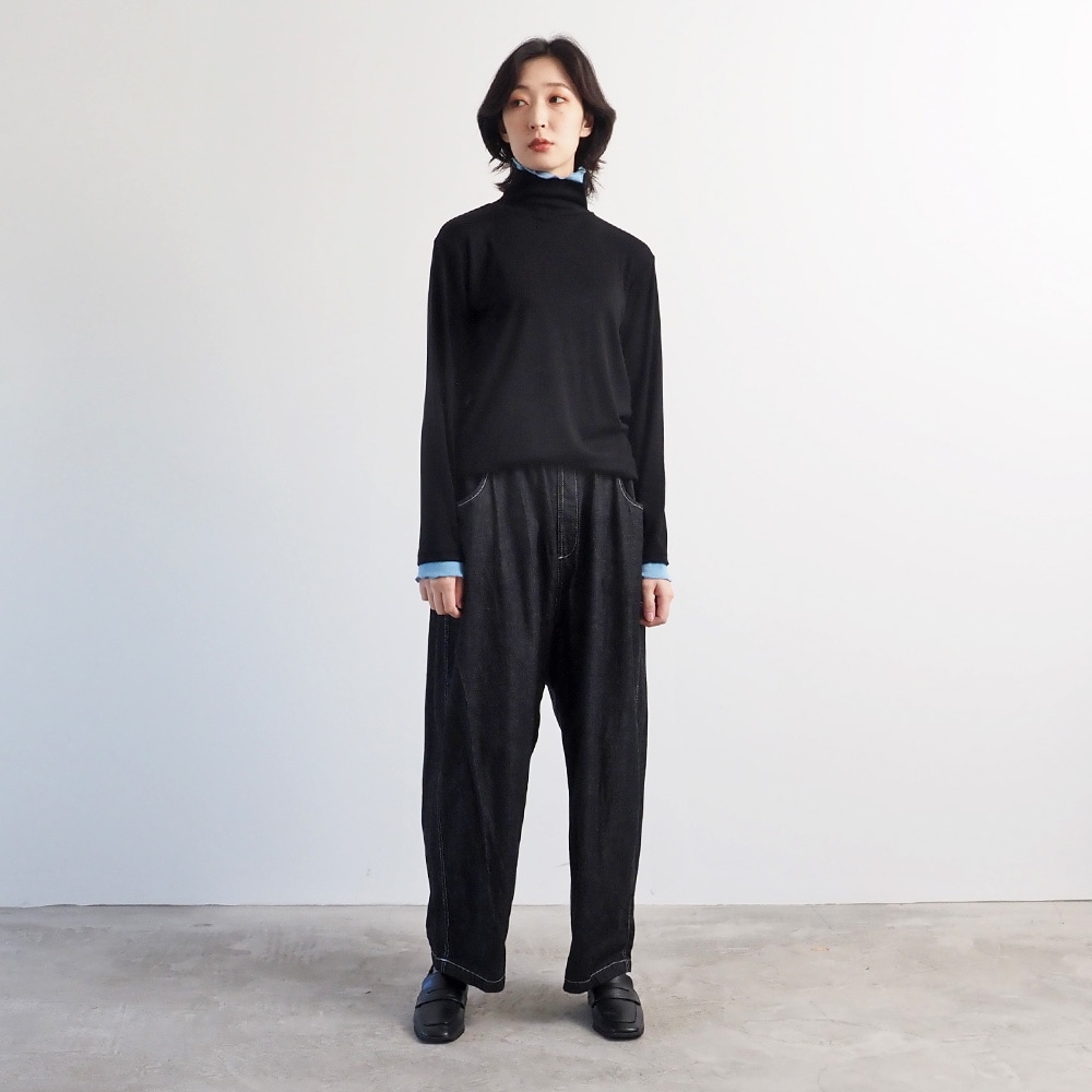 おるなーた NARU(ナル) リヨセルハーフミラノリブ レイヤードタートル 666200