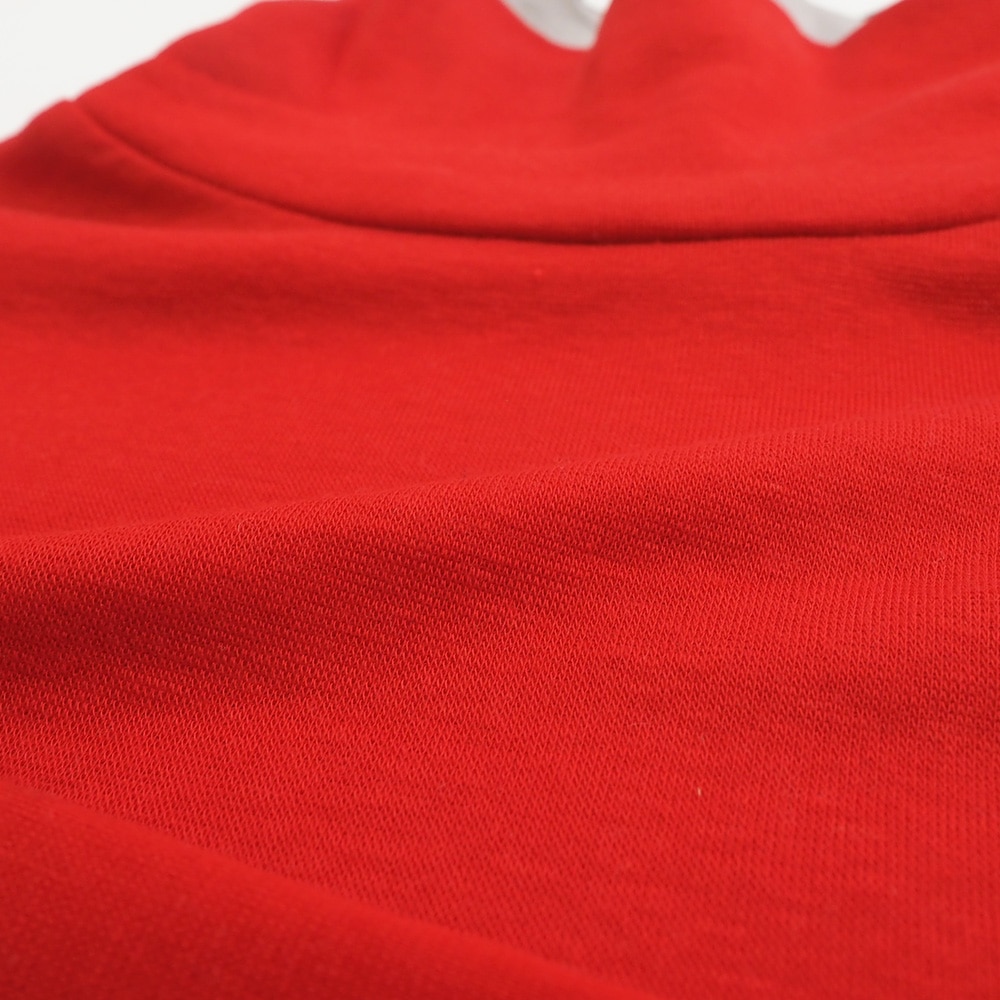 リヨセルハーフミラノリブ レイヤードタートル タートルの素材のアップ