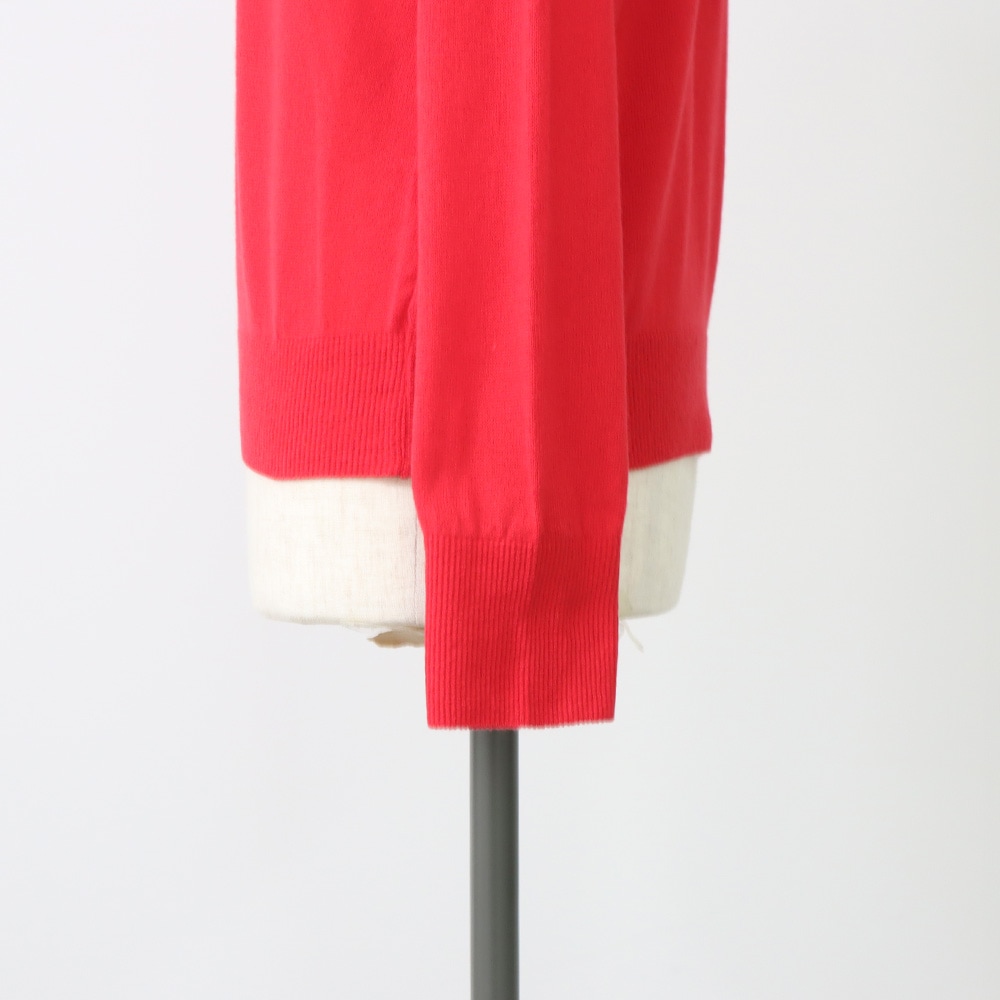 ムースヤーン タートルネックニット　ニットの正面ディティール