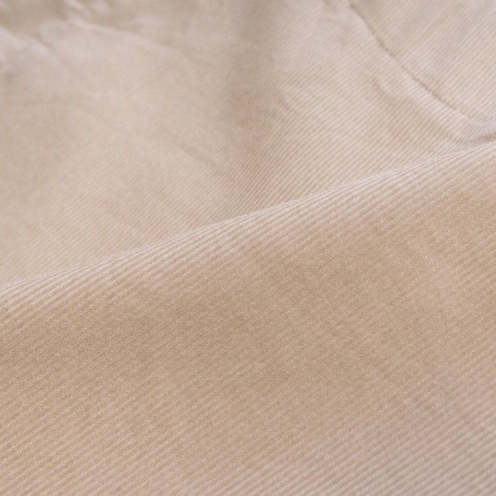 シャツコール ラウンドベスト　ベストの素材のアップ