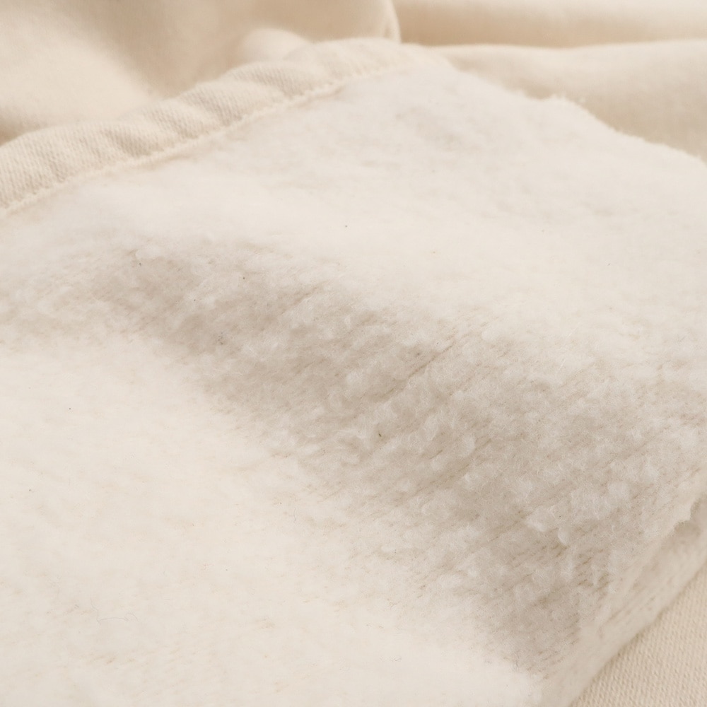 ムラデニム裏起毛 エッグパンツ パンツの素材のアップ