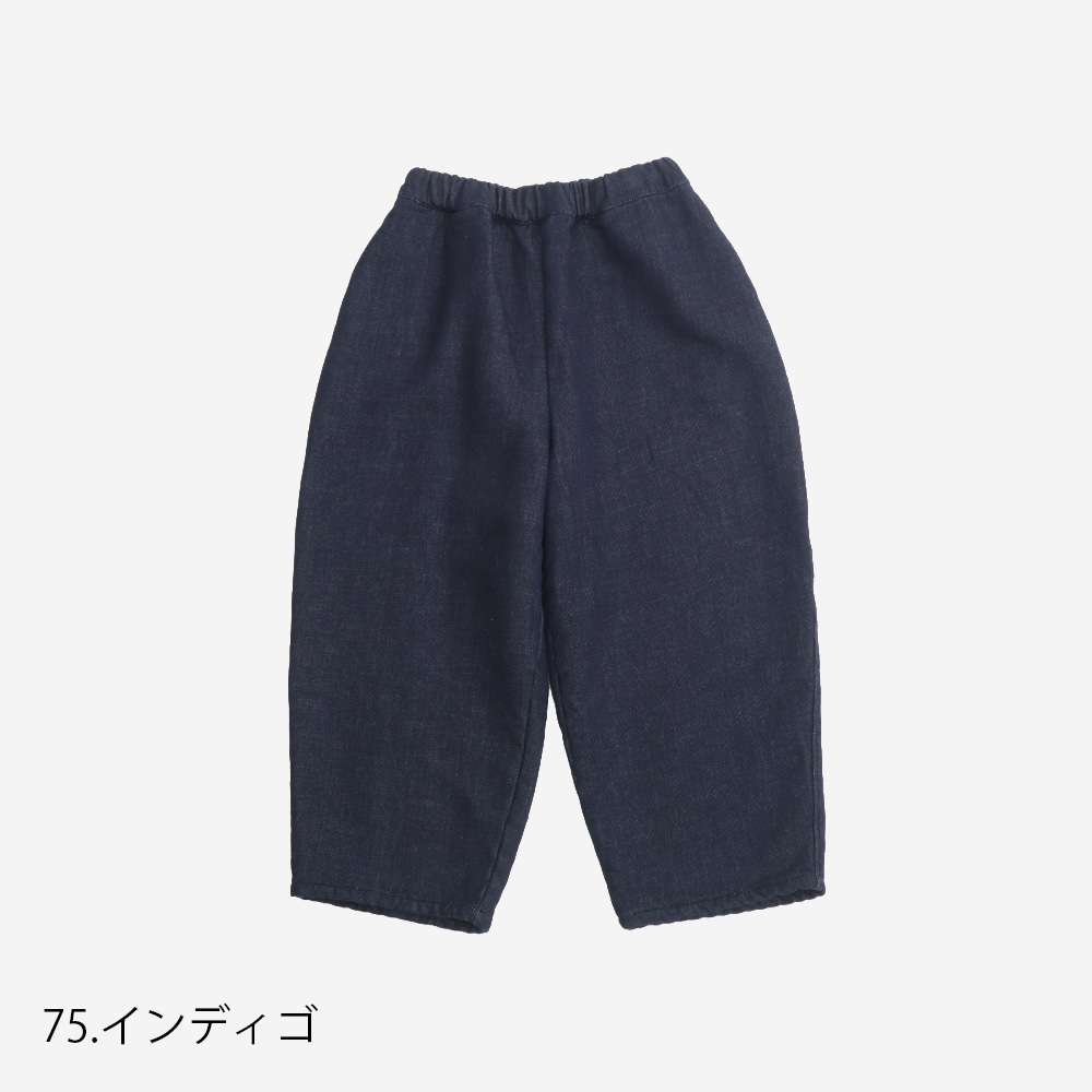 NARU(ナル) ムラデニム裏起毛 エッグパンツ 6668251BF | 定番素材