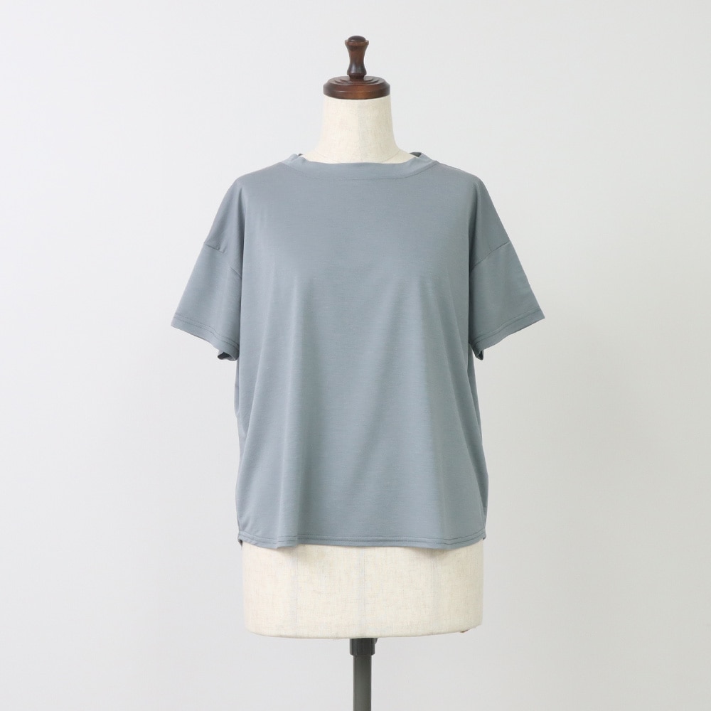 マイクロライクアウーヴン クルーネックT　Tシャツの正面ディティール