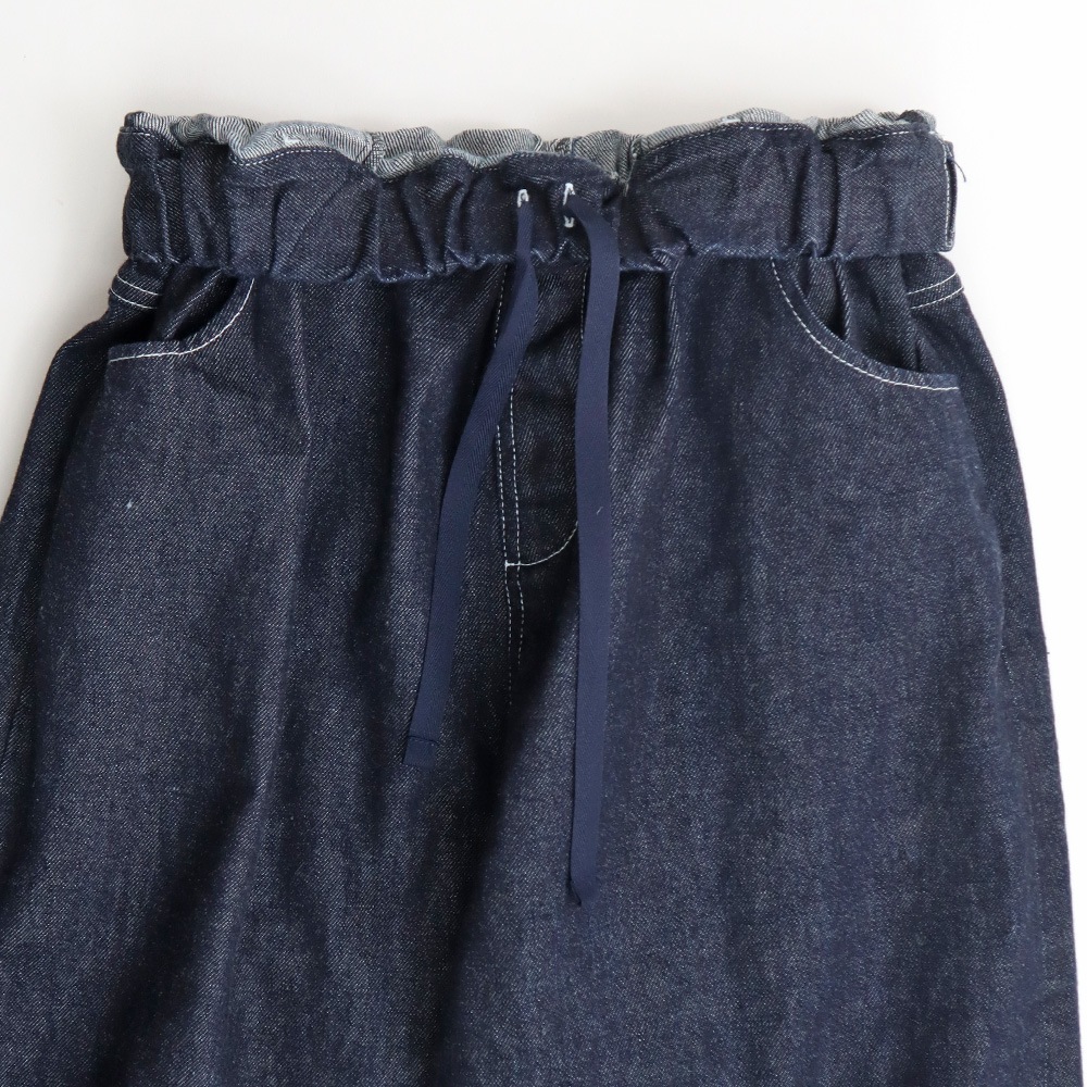 10.5ozデニム ノッポセルヴィッチパンツ　パンツの正面ディティール