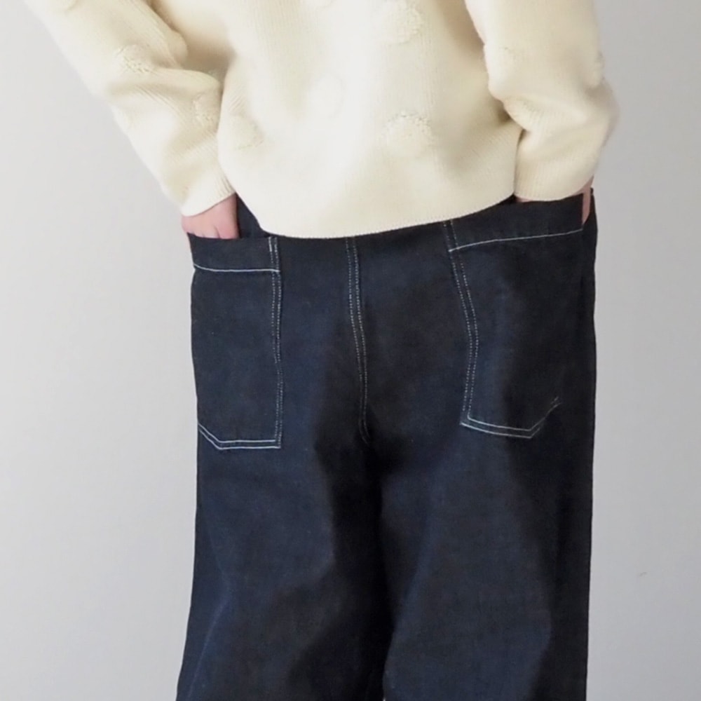 NARU(ナル) 10.5ozデニム ノッポセルヴィッチパンツ 6688001