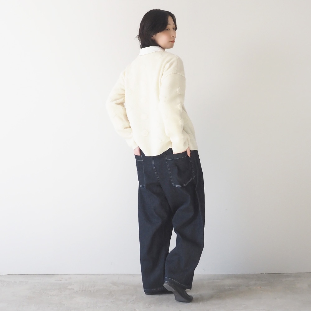 NARU(ナル) 10.5ozデニム ノッポセルヴィッチパンツ 6688001