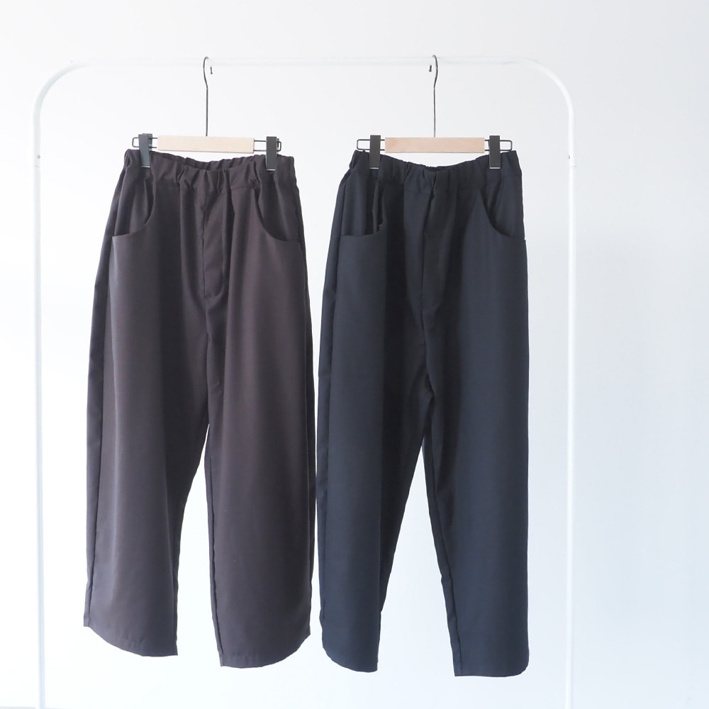 NARU(ナル) PL/RYクリアーツイル リラックスノッポパンツ 6689051