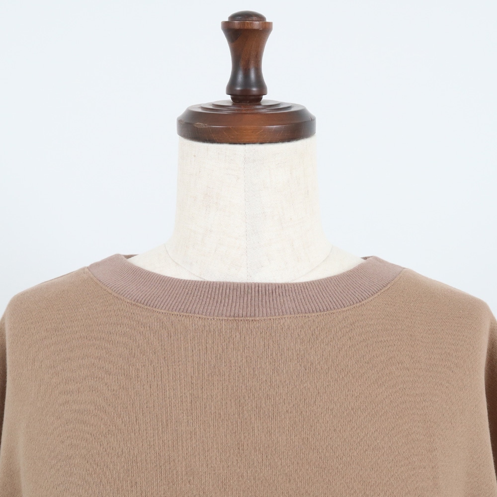 30/10コーマ裏毛両面起毛 MADRIDプリントPO トレーナーの正面ディティール