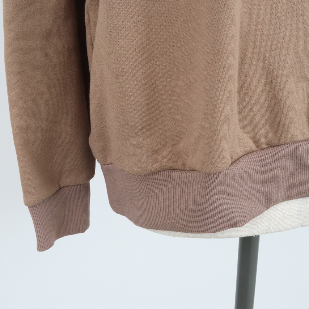 30/10コーマ裏毛両面起毛 MADRIDプリントPO トレーナーの正面ディティール