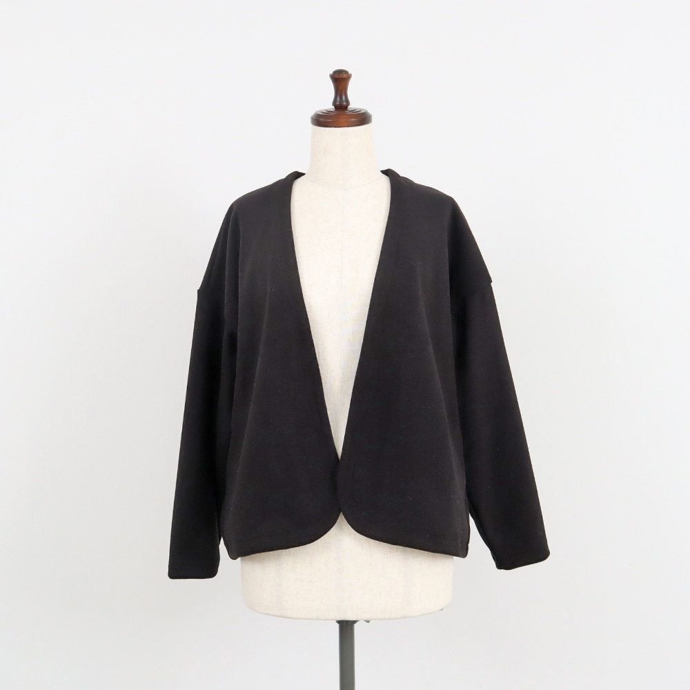 ブラッシュメルトンスムース ジャケット　ジャケットの正面ディティール