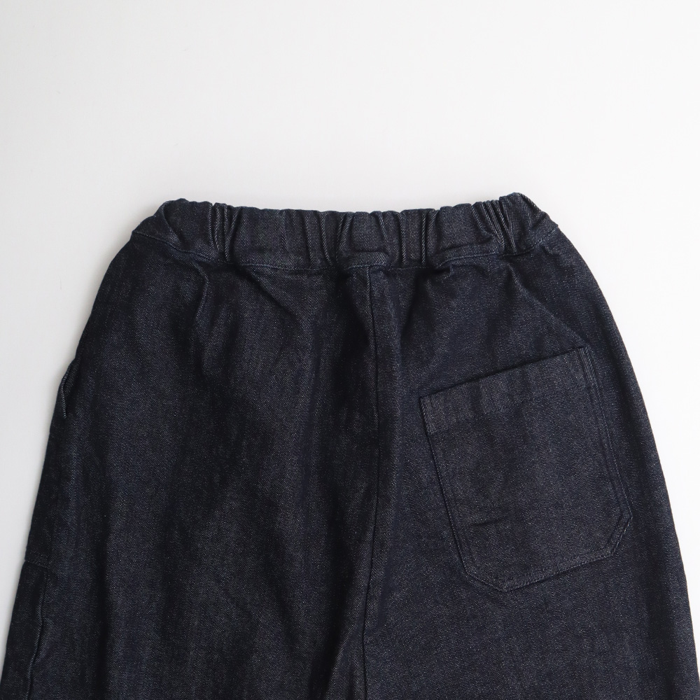12.5ozストレッチデニム裏起毛 クラフトパンツ パンツの正面ディティール