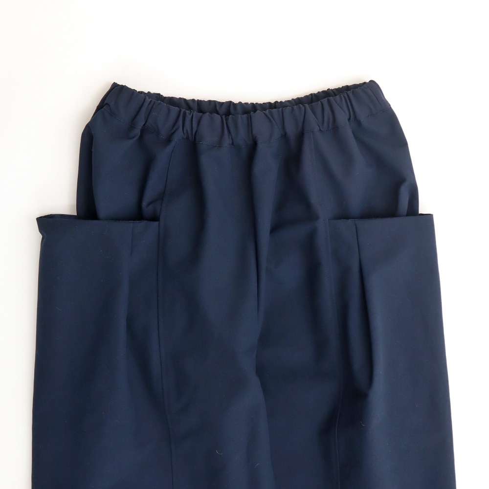 T/Cウェザー撥水加工 ポコカーゴパンツ　パンツの正面ディティール