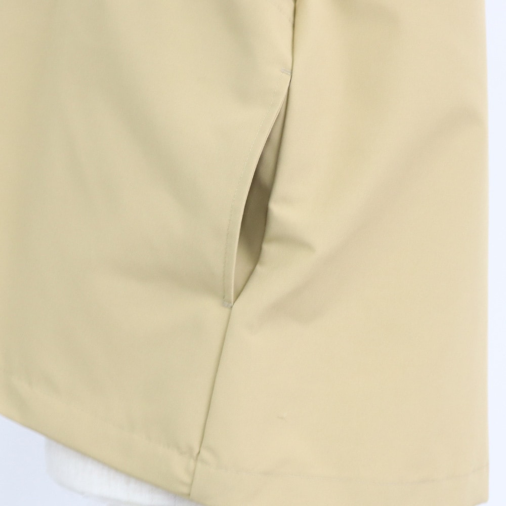 T/Cウェザー撥水加工 マウンテンパーカー　ジャケットの正面ディティール