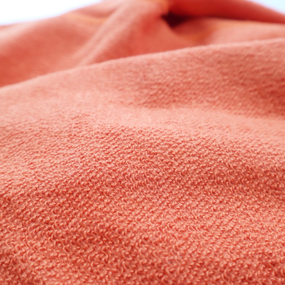 30/10セントラル裏毛 HOLA!プリントPO プルオーバーの素材のアップ