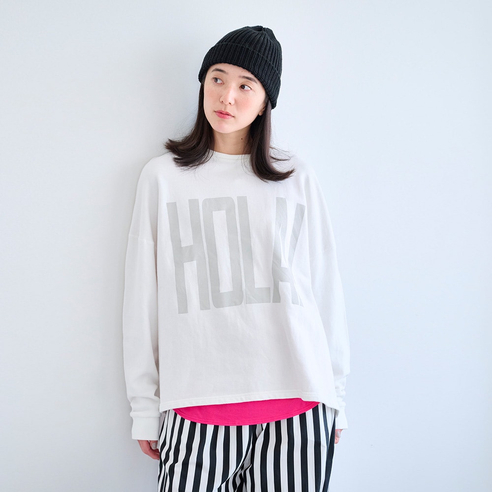 NARU(ナル) 30/10セントラル裏毛 HOLA!プリントPO 670002 | all_items