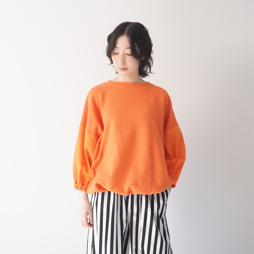 NARU(ナル) 30/10セントラル裏毛×シーチングハンドワッシャー ワイドPO