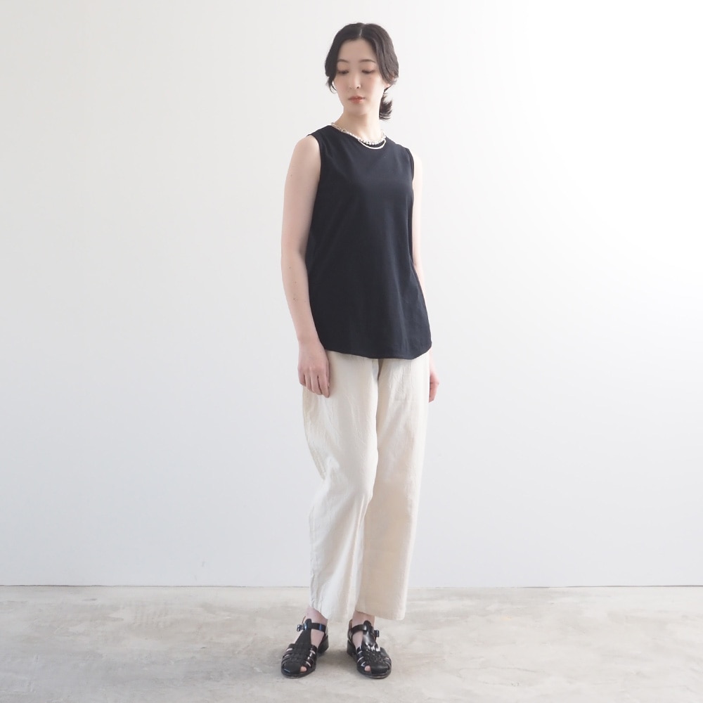 NARU(ナル) ナチュラルソフト天竺 ロングタンクトップ 670015