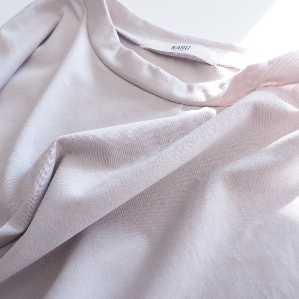 72/2サイロ アクアスウェイシャツ Tシャツの素材のアップ