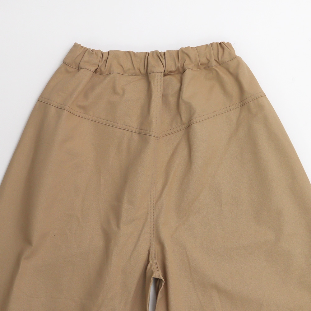 定番チノクロス超撥水 ノッポバギーパンツ　パンツの正面ディティール