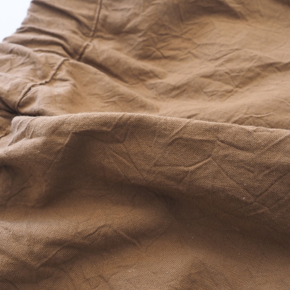 シーチングハンドワッシャー エッグスカート スカートの素材のアップ