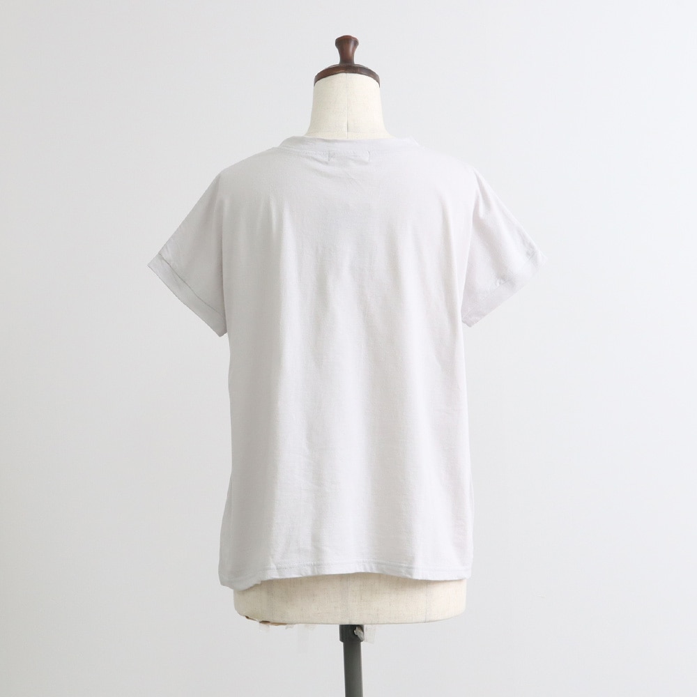 キラママ　Plage　クラシック天竺Tシャツ　ホワイト サイロプレミアム天竺BIG Tシャツ｜BIGI online store - ビギ
