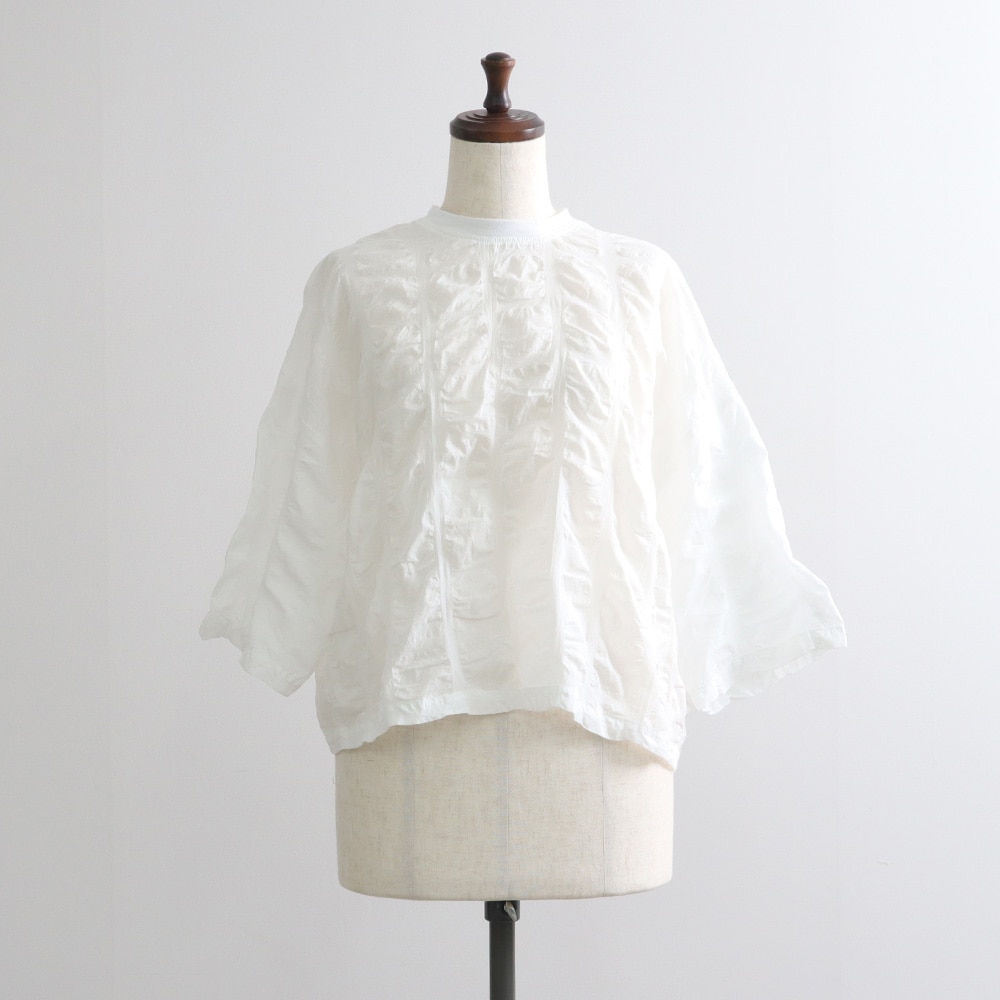 NARU(ナル) デザイン塩縮CHECK ワイドシャツ 672811 | TOPS | NARU