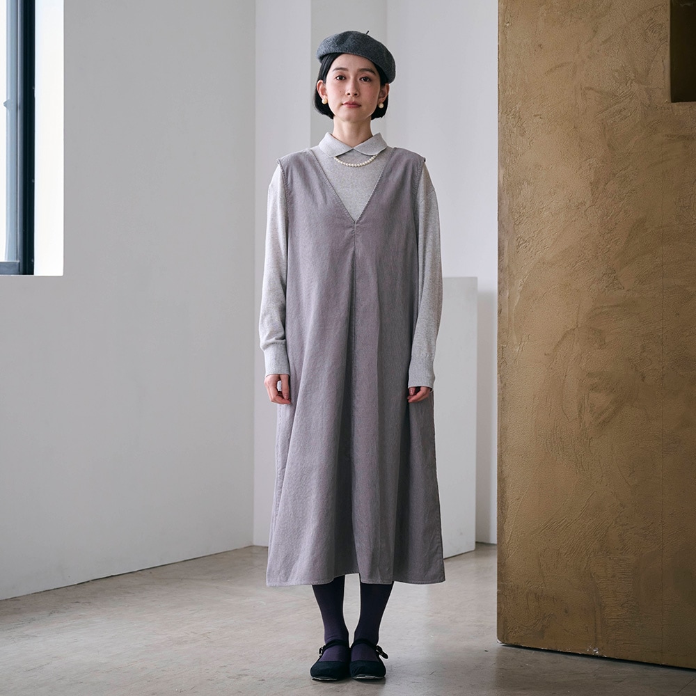 NARU(ナル)ムースヤーン シャツカラーニット 673705 | all_items