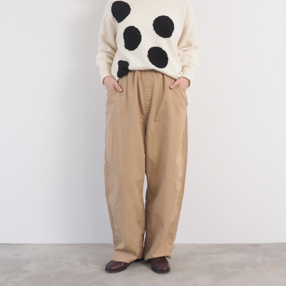 予約】NARU(ナル) オックスストーンバイオ加工 ノッポパンツ 673821