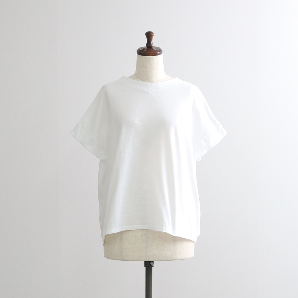 ナチュラルソフト天竺 レクタングルパネルTシャツ　tシャツの正面ディティール