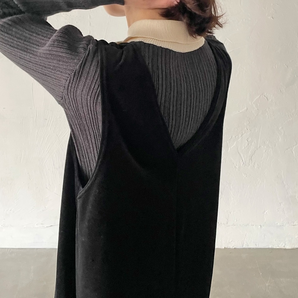 予約】【あさこさんコラボ】NARU(ナル) ランダムリブ シャツ