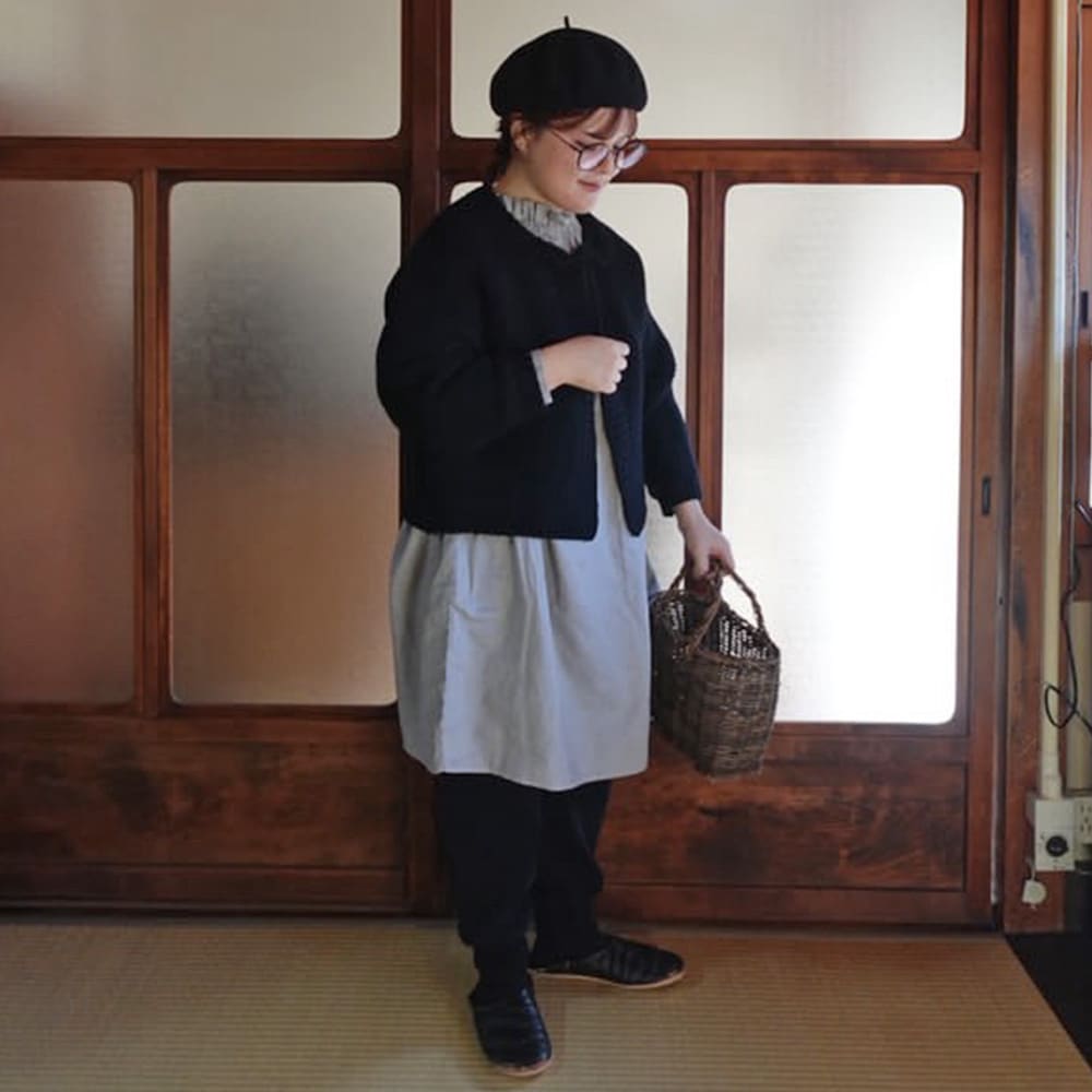 予約】【kawasakiさんコラボ】NARU(ナル) コットンニットパンツ