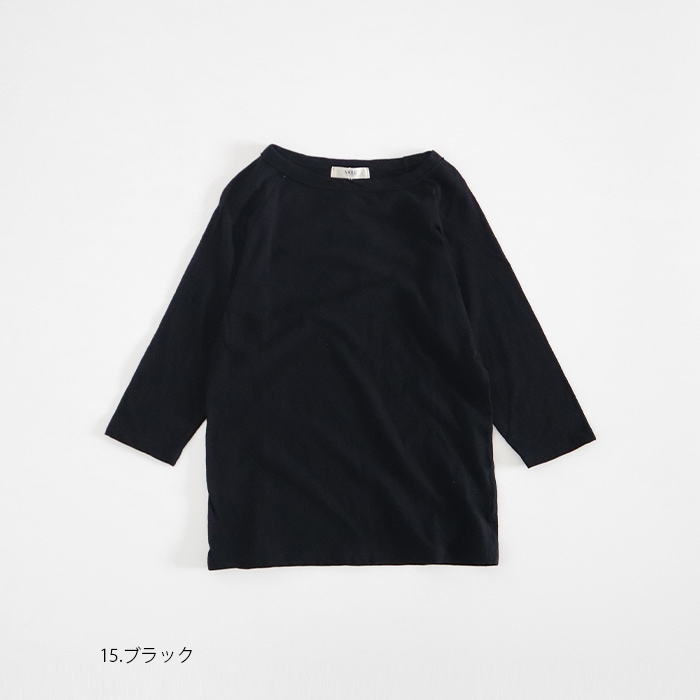 NARU(ナル) 612000 ムラ糸リサイクル天竺7分袖Tシャツ