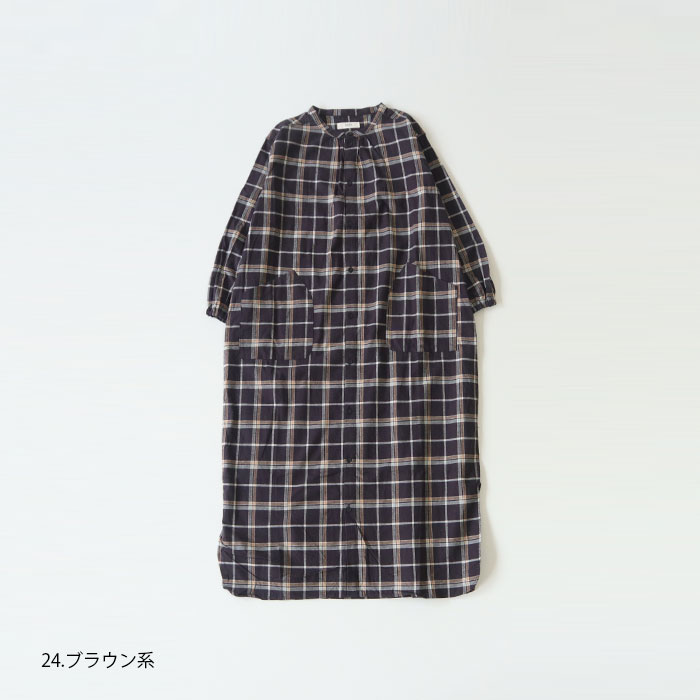 Naru ナル sフランネル起毛チェックシャツワンピース All Items Naru Online Store ナル オンラインストア