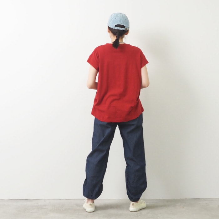 NARU(ナル) ムラ糸リサイクル天竺コクーンT 649055 | NEW / RE | NARU