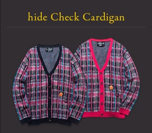 hide Check Cardigan