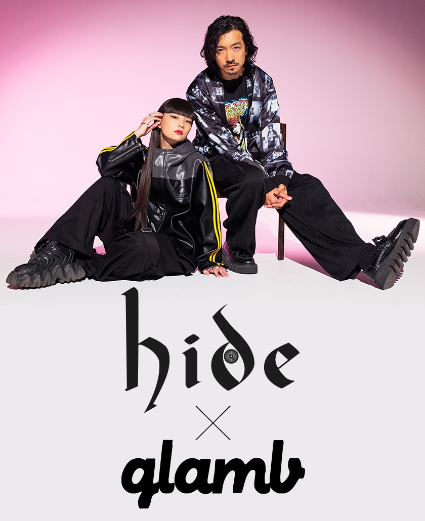 hideとファッションブランド・glambのコラボレーションコレクション第二弾