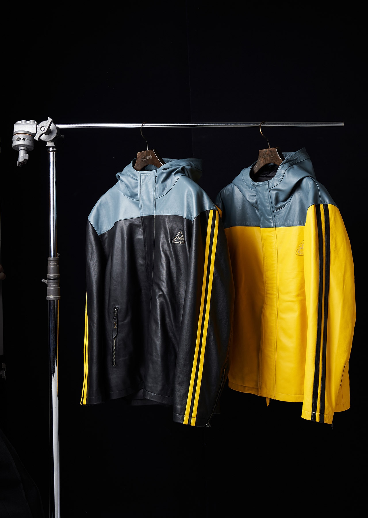 hide Lamb Leather Line Parka