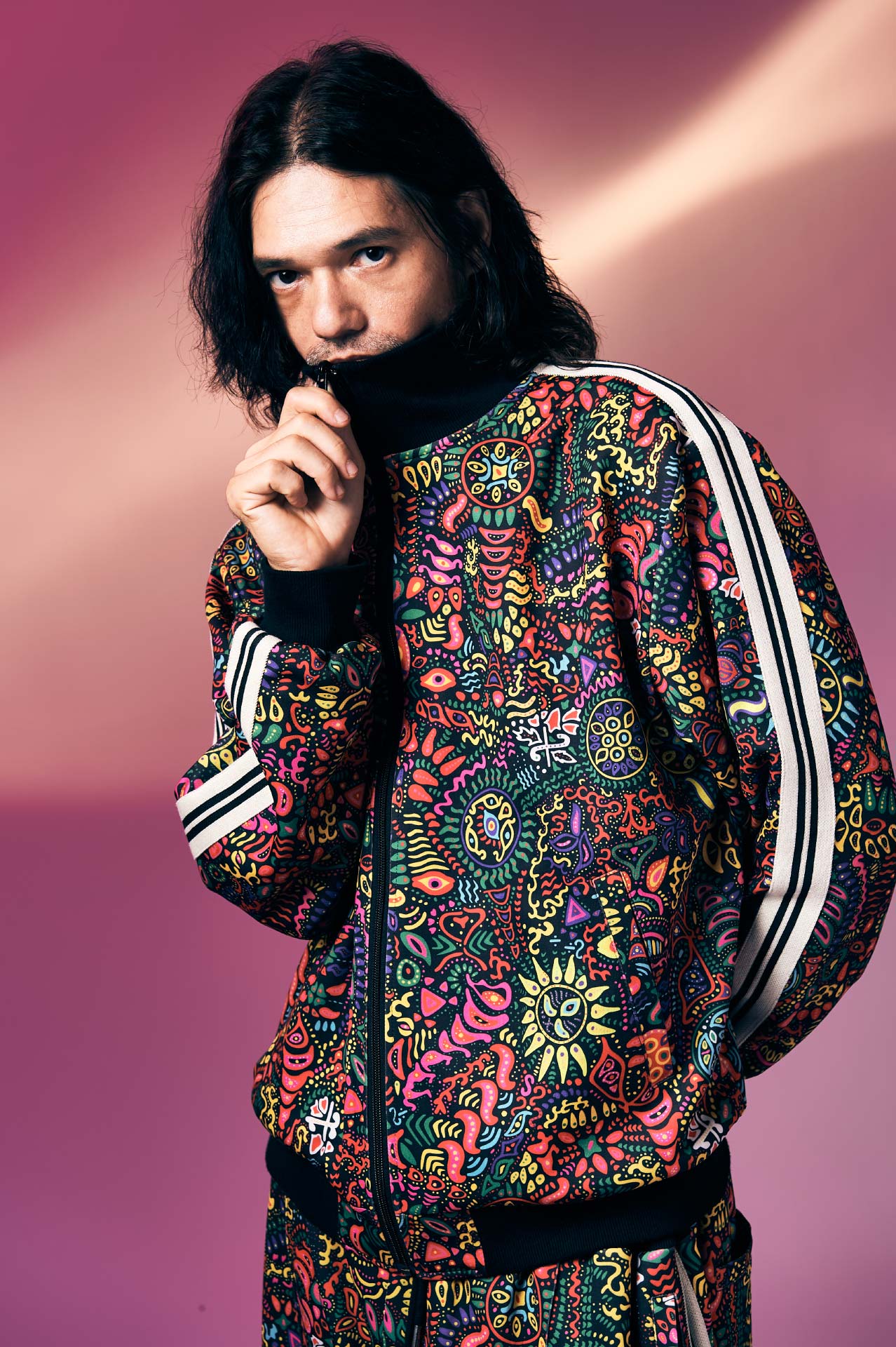 hide Paint Track Jacket