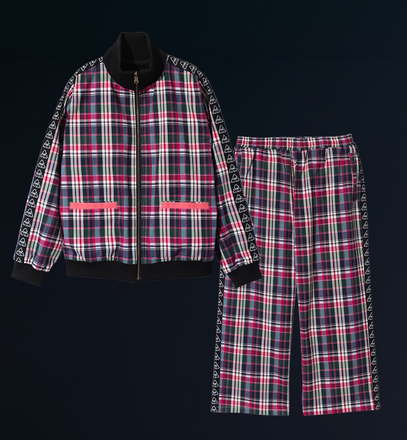 hide Check Tracksuit��Set Up��