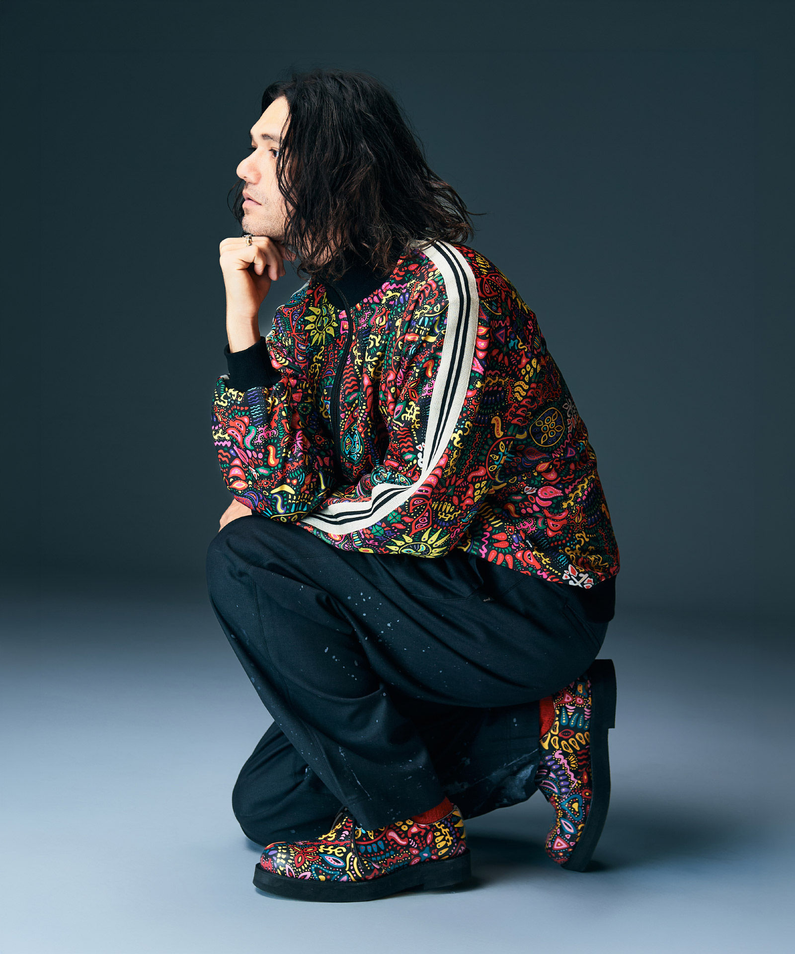 hide Lamb Leather Line Parka