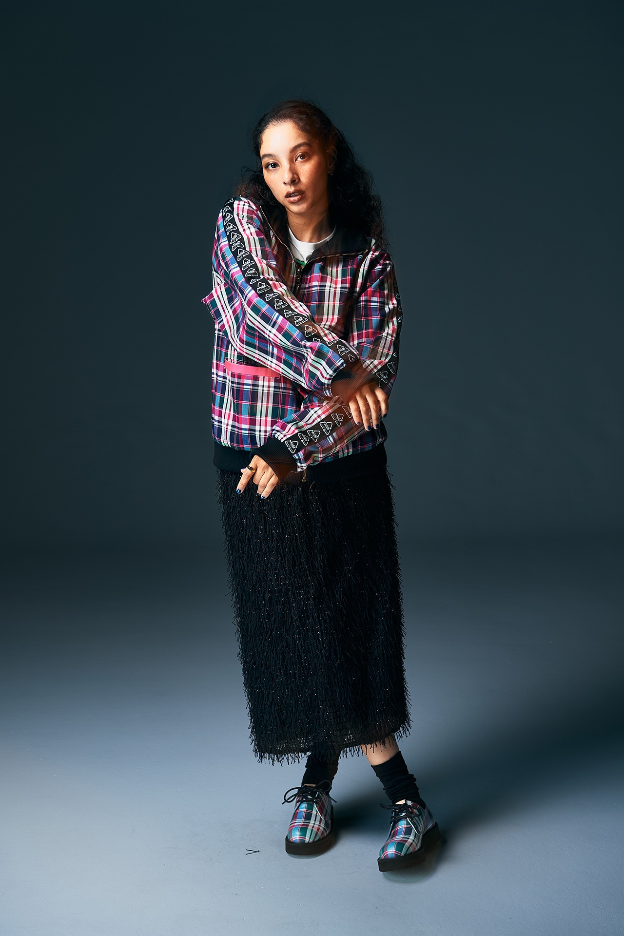 hide Paint Track Jacket